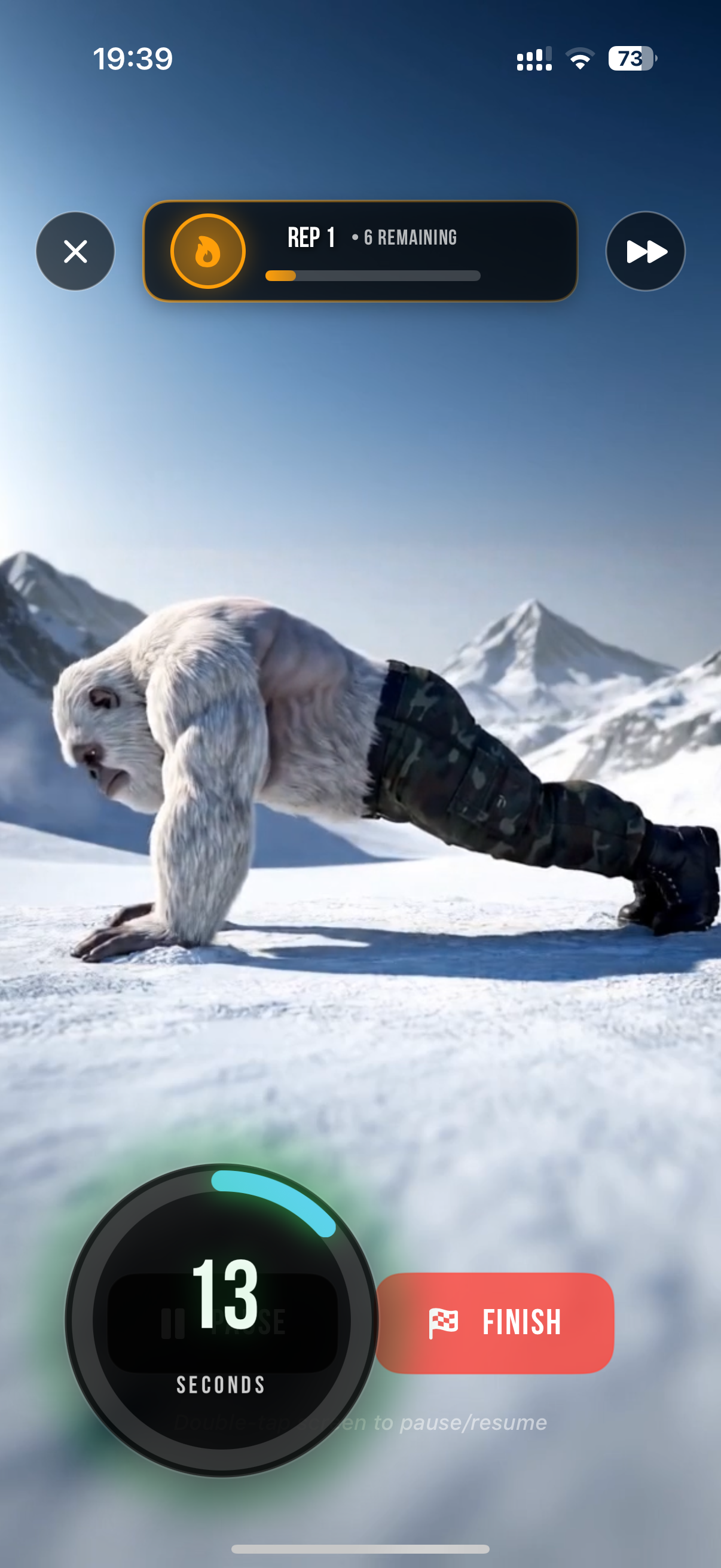 Iron Yeti Exercise Screen